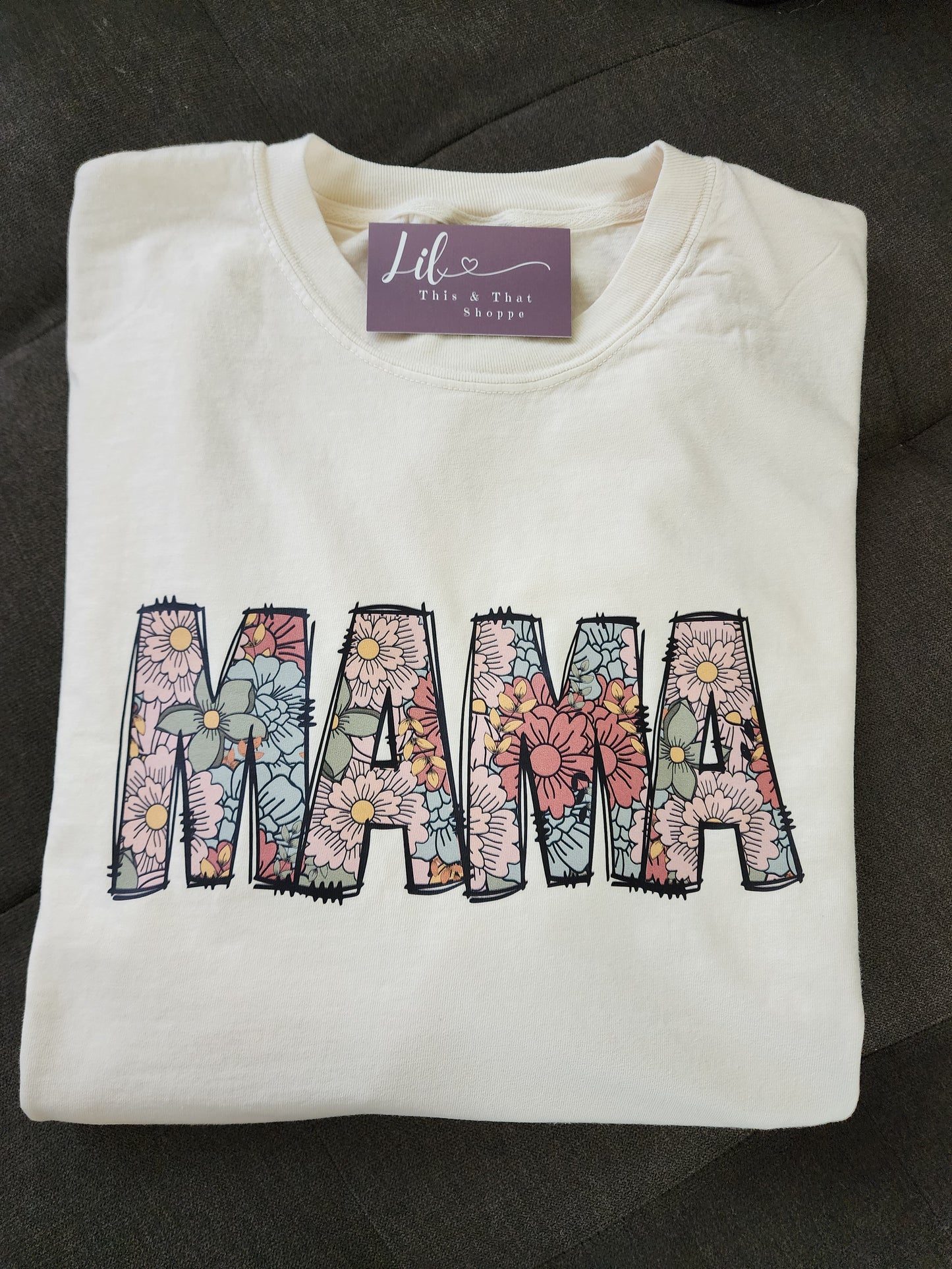 Floral MAMA Tee