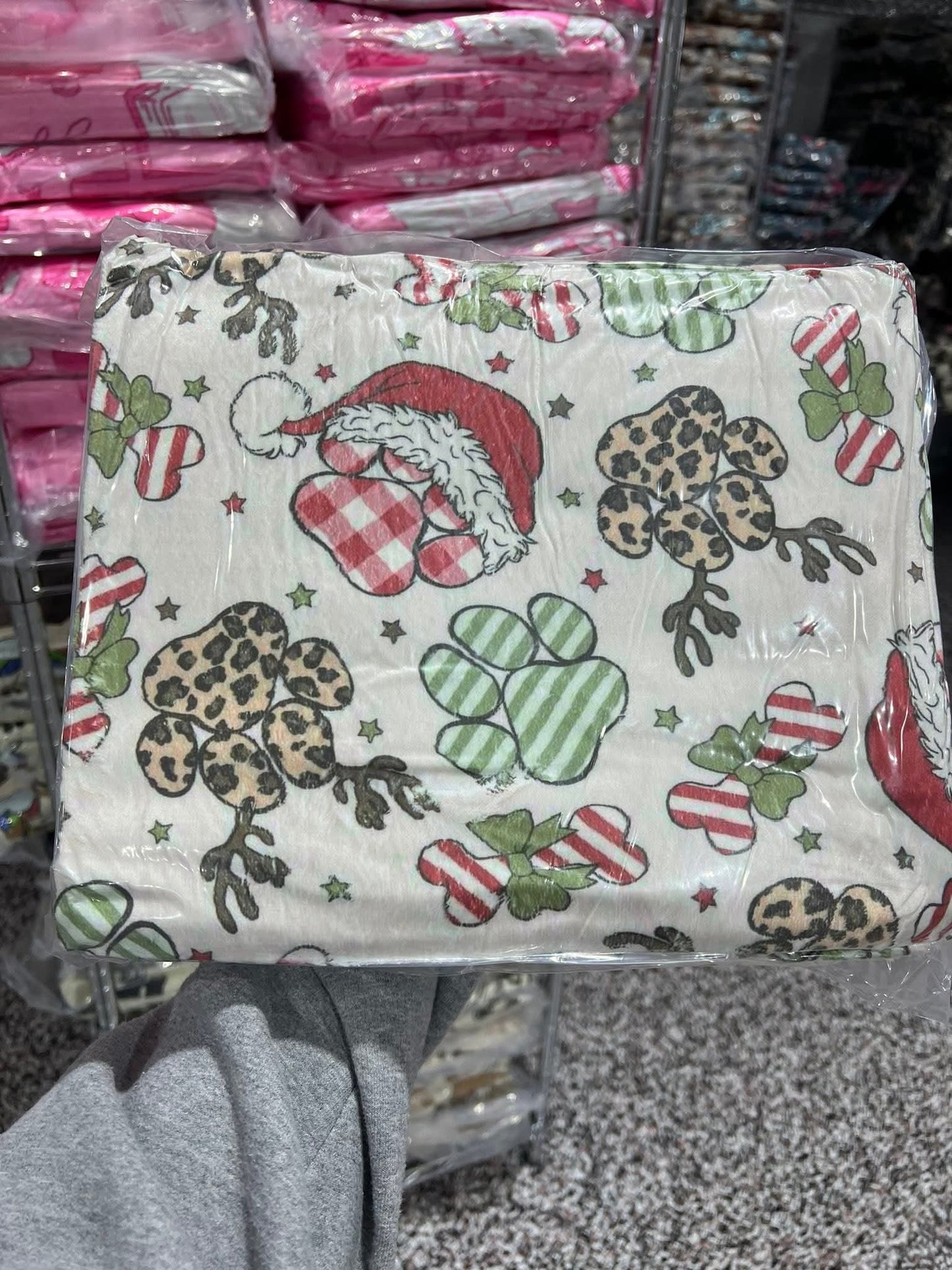 Christmas Paws Blanket