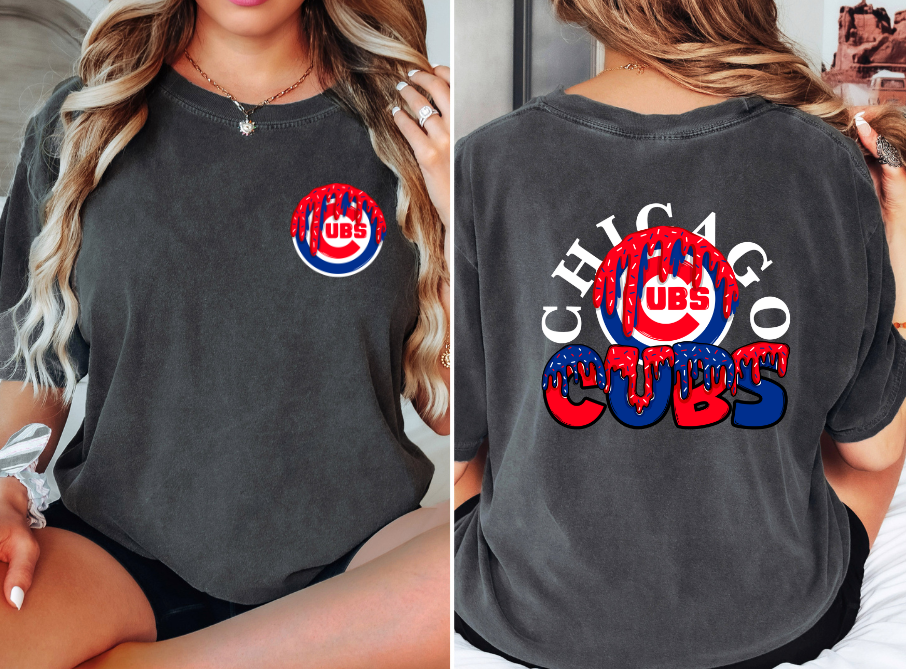 Chicago Baseball Drip (Front & Back)