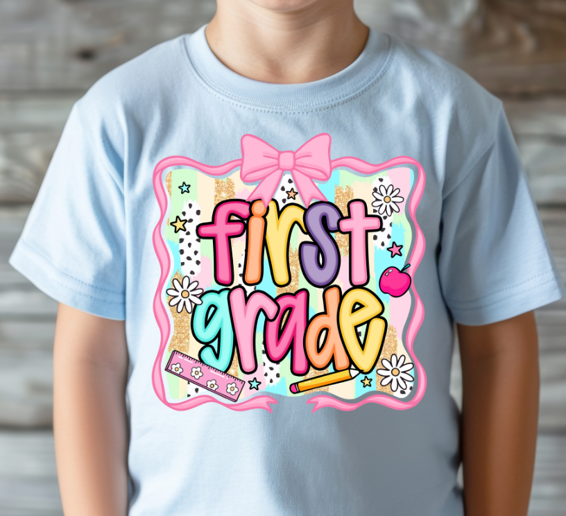 Cutey Back to School Grade Level Tees