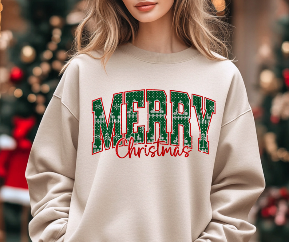 Merry Christmas (Sweater Print)
