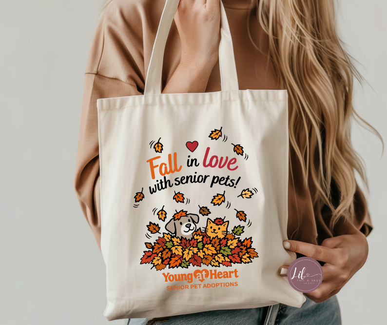 Young at Heart Fall in Love Tote