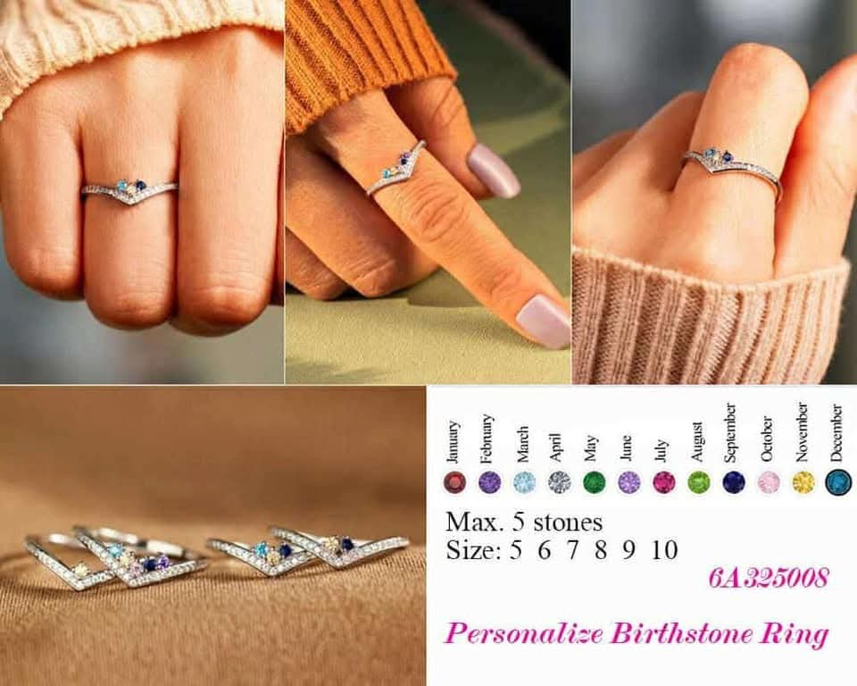 Birthstone Ring ** Pre-Order**