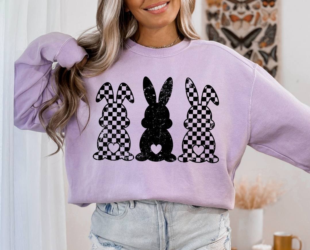 Checkered Bunny Buddies