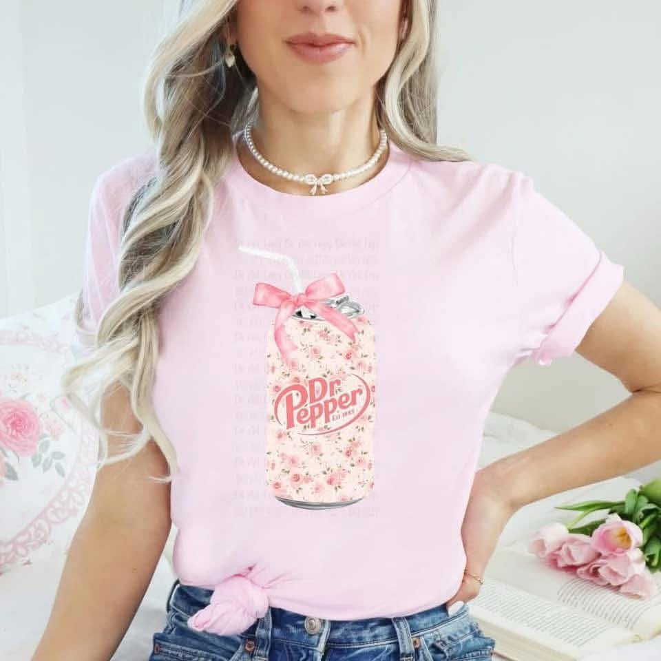 Dr Pepper Pink Bow