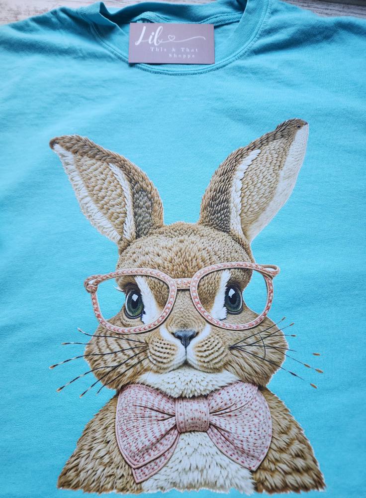 Cute Easter Bunny (Faux Texture)