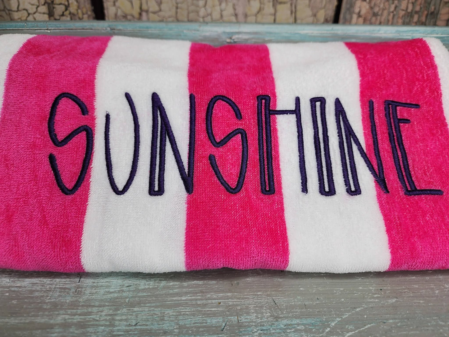 Custom Embroidered Beach Towels