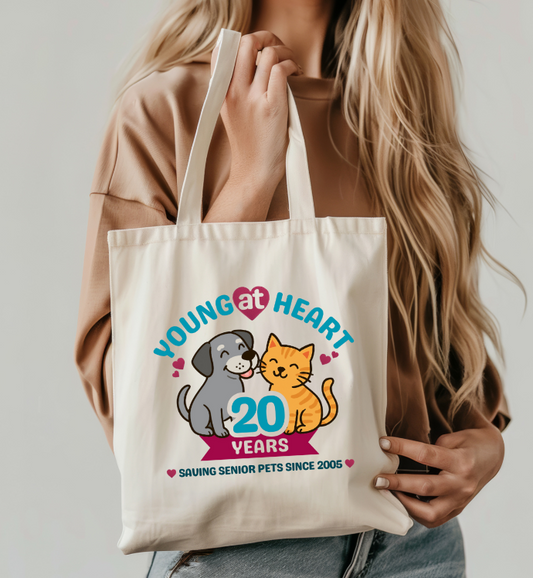20th Anniversary Young at Heart Tote
