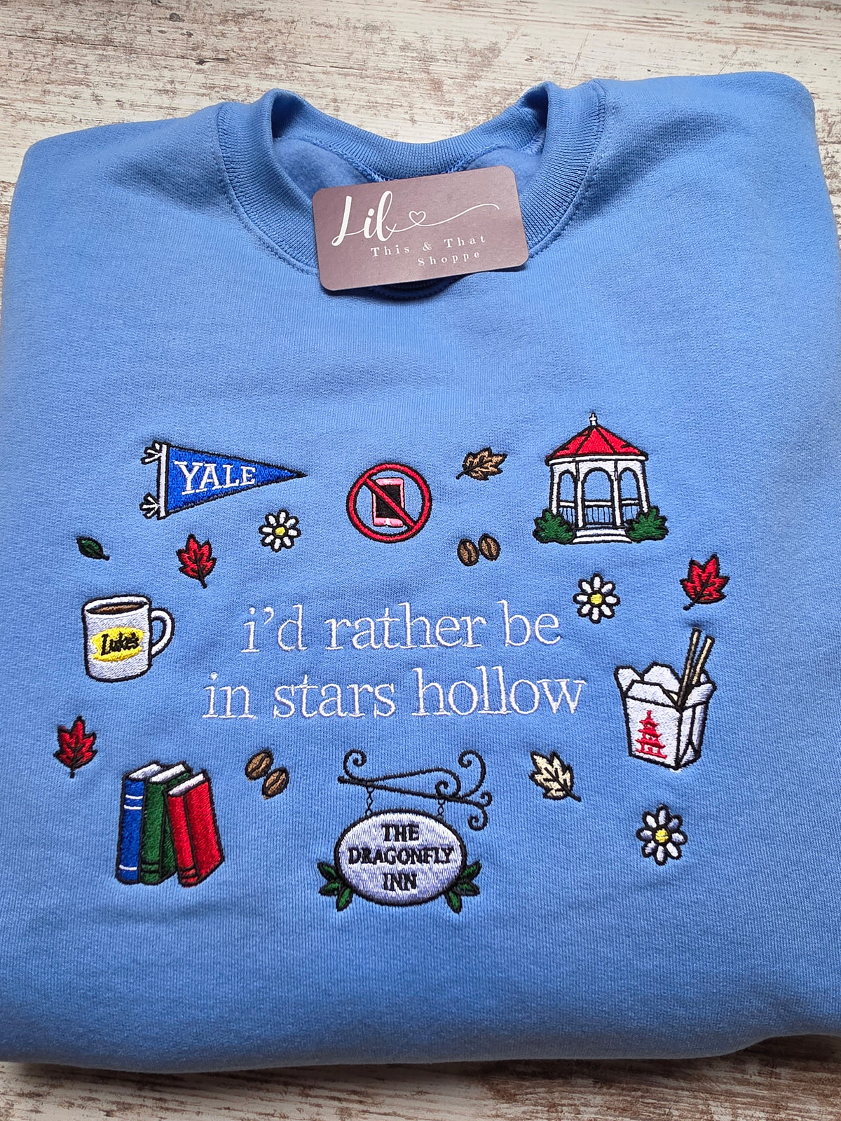 Embroidery: I'd Rather be in Starsss Holllllow