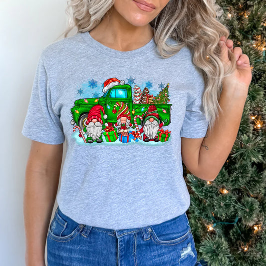 Christmas Truck Gnomes