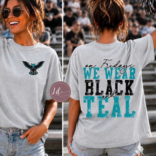On Fridays, We Wear Black & Teal