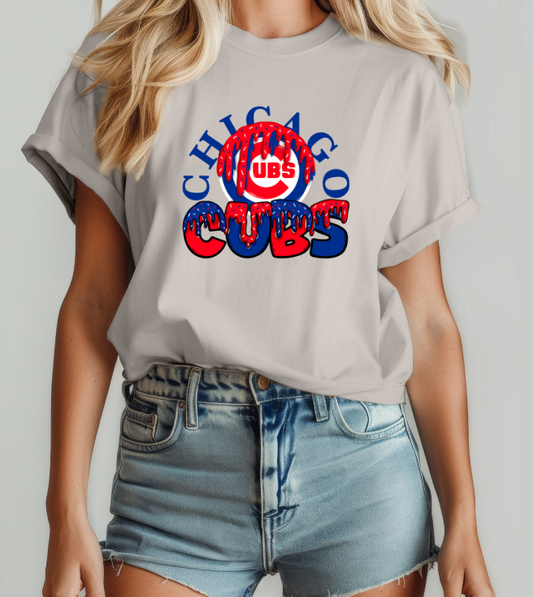 Chicago Baseball Drip (Front Only)
