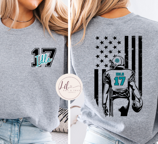 Custom Football Flag Design