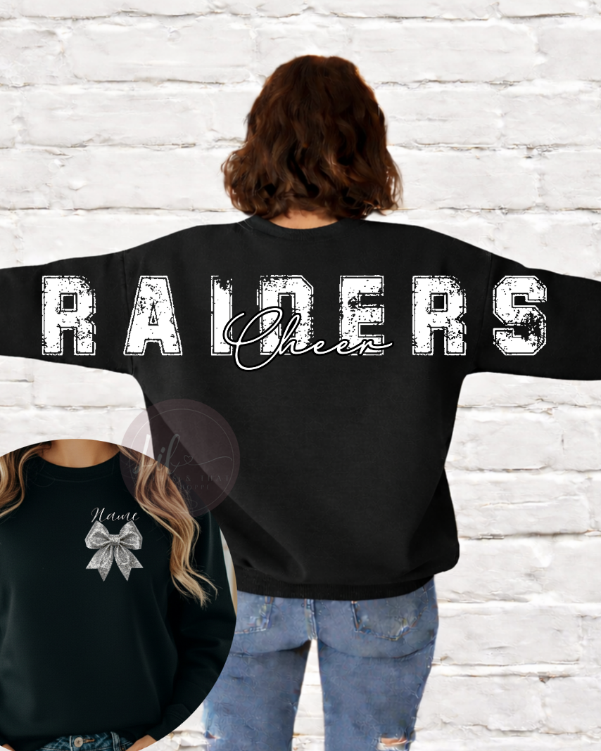 RAIDERS Cheer Long Back