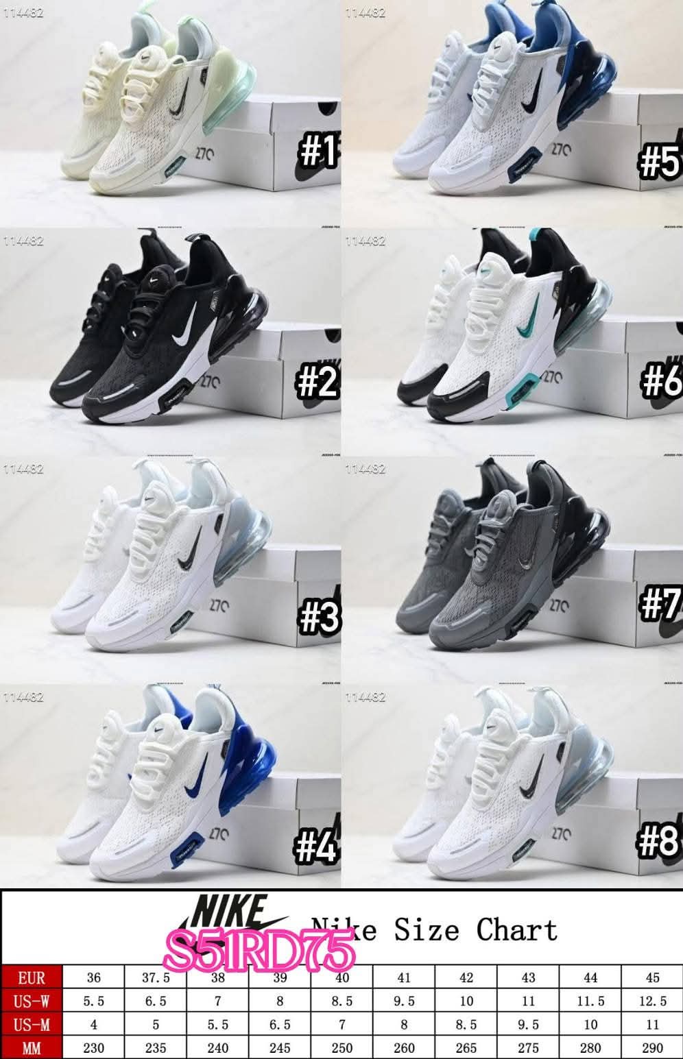 270 Shoes **Pre-Order**