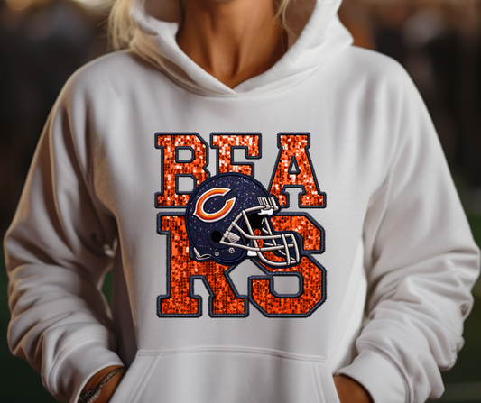 Bears Helmet (Faux Embroidery)