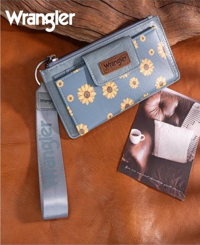 Wrangler Sunflower Wallet Wristlet