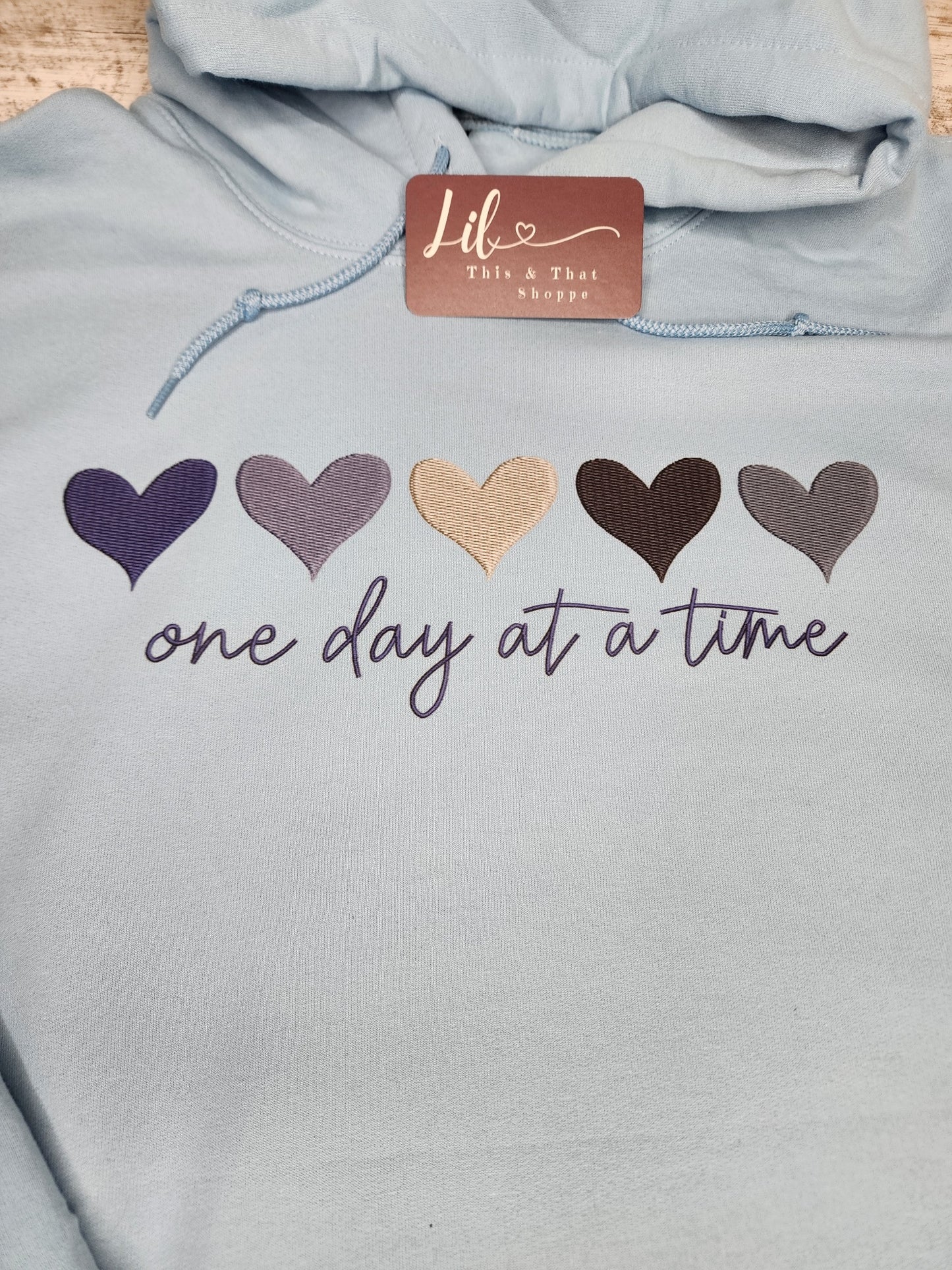 One Day at a Time (Faux Emboridery)