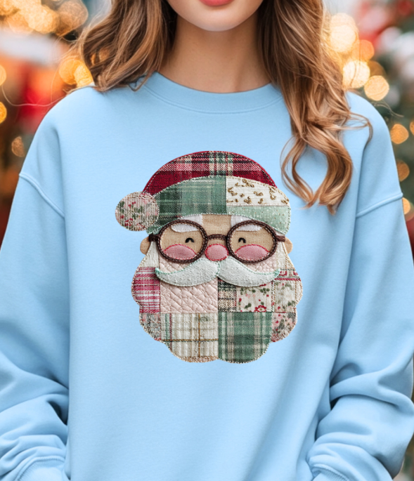 Patchwork Santa (Faux)
