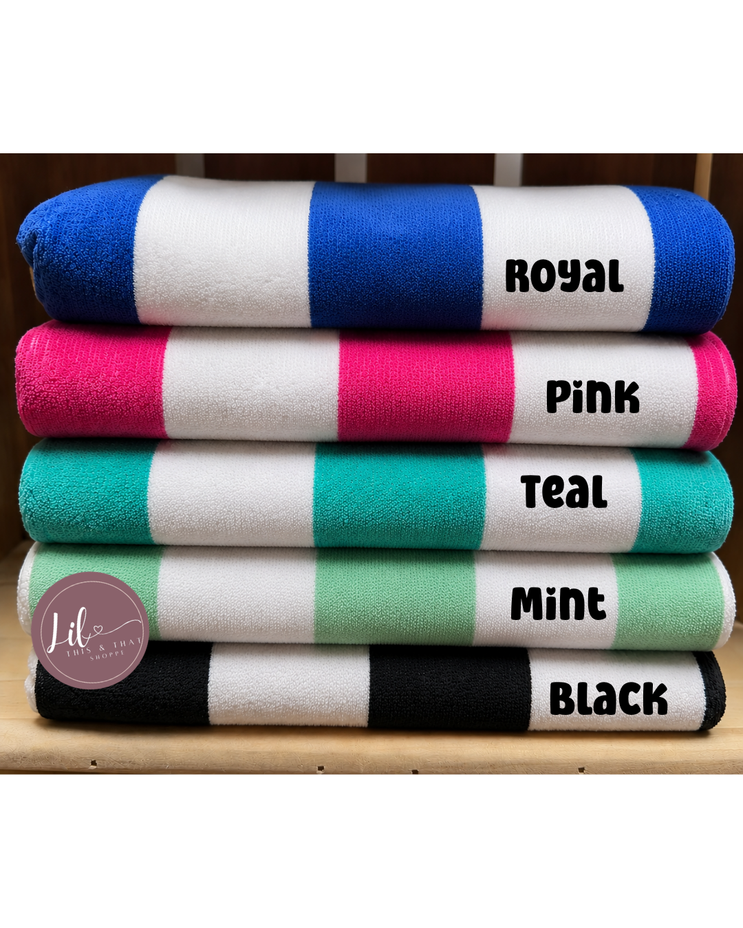 Custom Embroidered Beach Towels