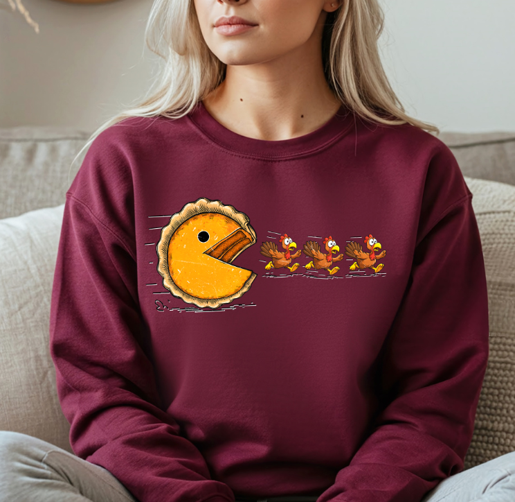 Pumpkin Pie Chasing Turkeys