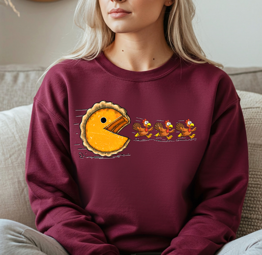 Pumpkin Pie Chasing Turkeys