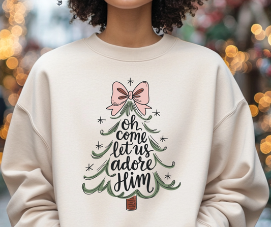 Oh Come Let Us Adore Him Tree