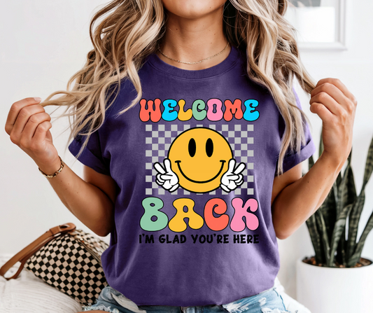 Welcome Back Happy Face