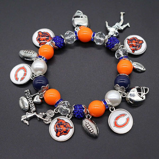 Football Team Charm Bracelets