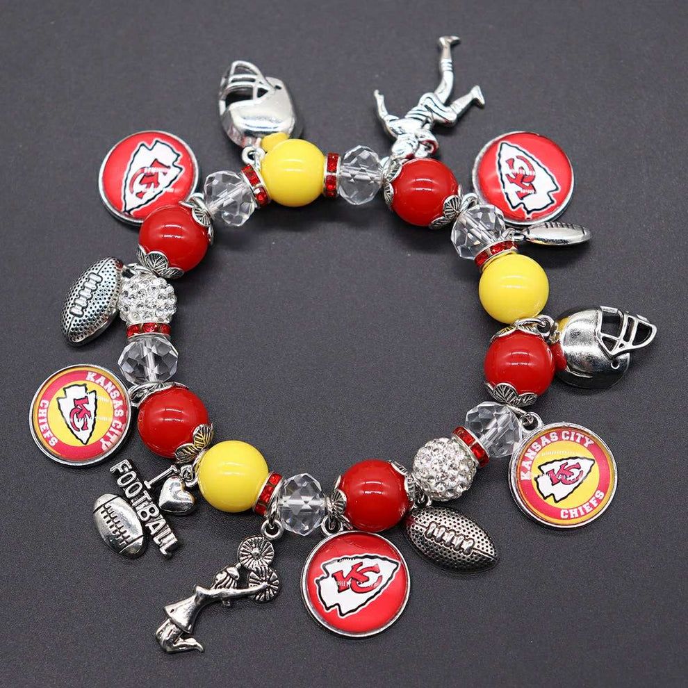 Football Team Charm Bracelets