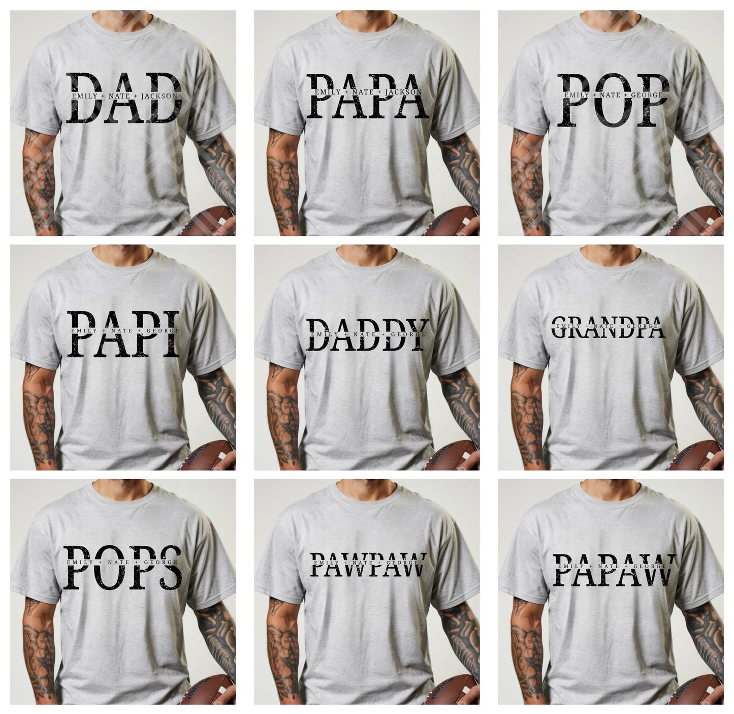 Custom Father Title Shirt