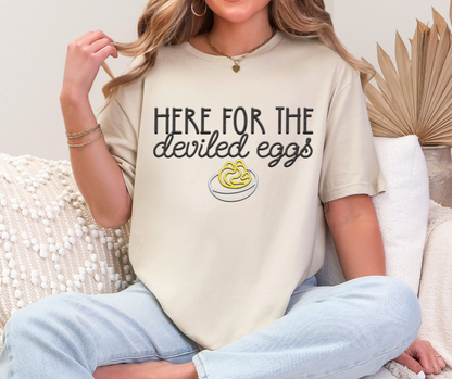 Here for the Deviled Eggs (Faux Embrodery)