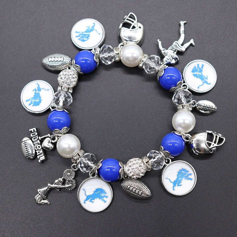 Football Team Charm Bracelets