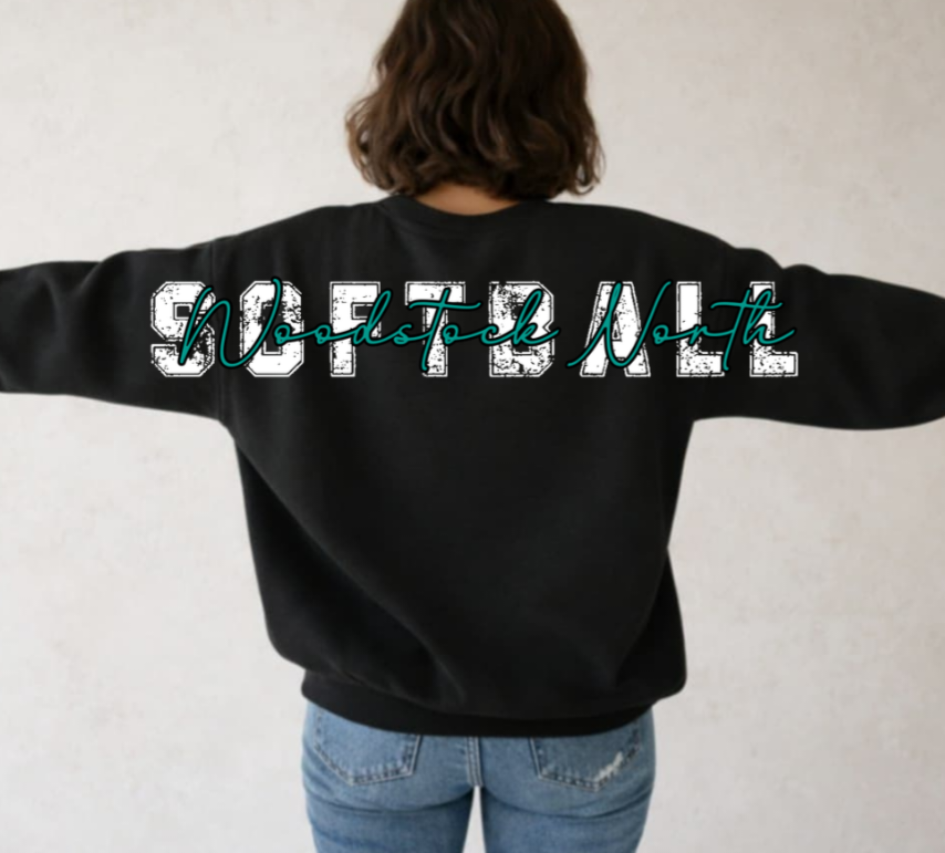 Custom Long Distressed Print Design