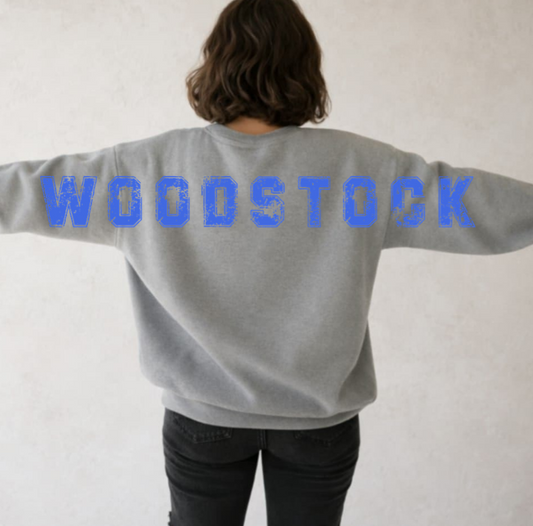 Custom Long Distressed Print Design