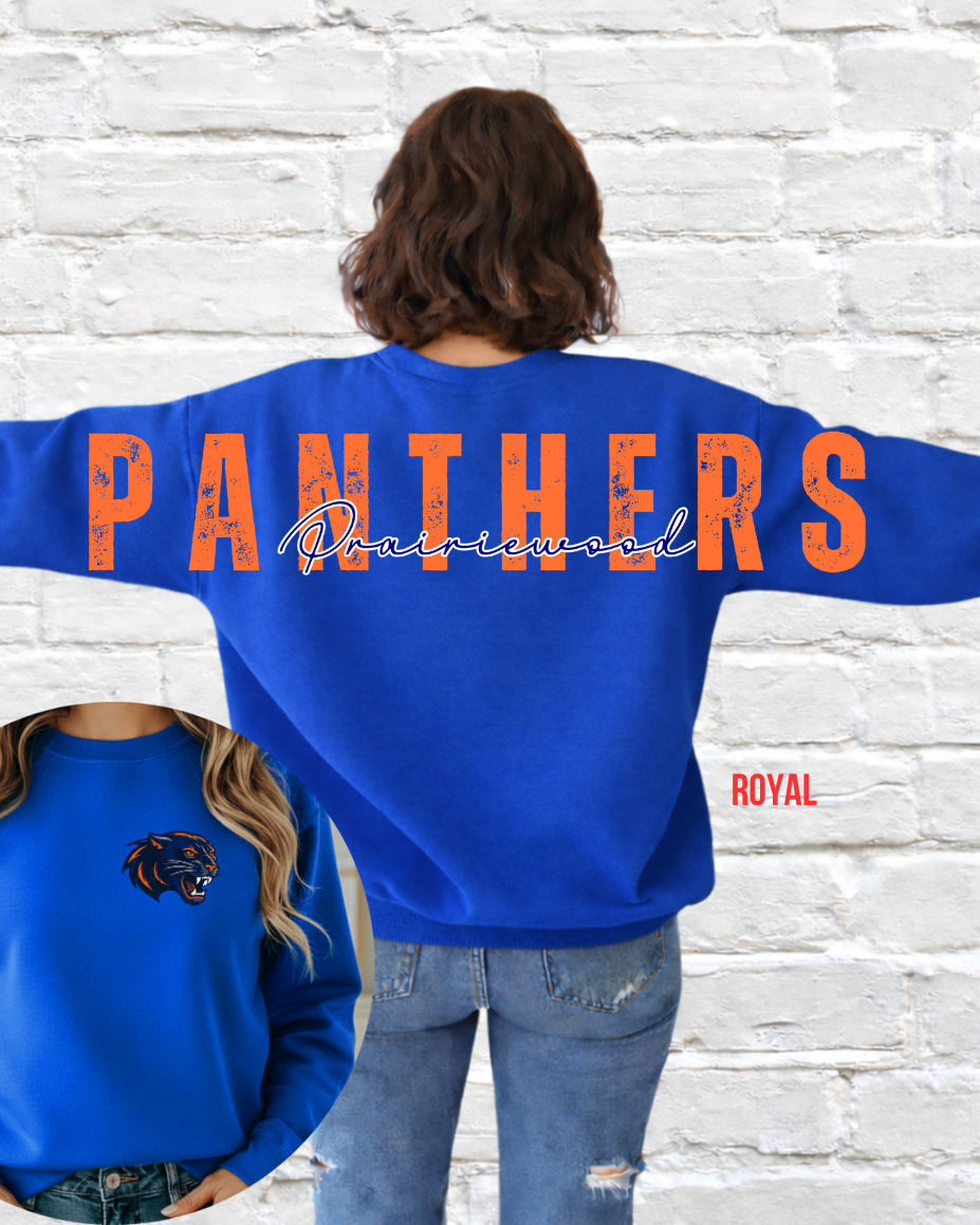 Panthers Long Back Sweatshirt