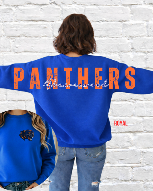 Panthers Long Back Sweatshirt