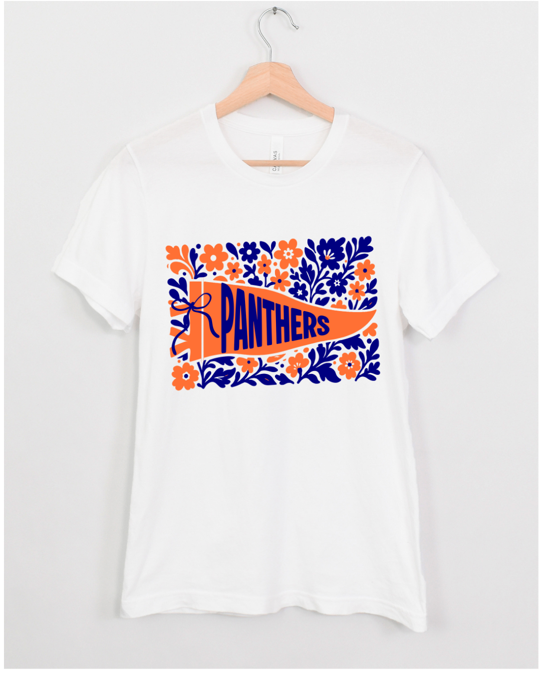 Panthers Floral Pennant