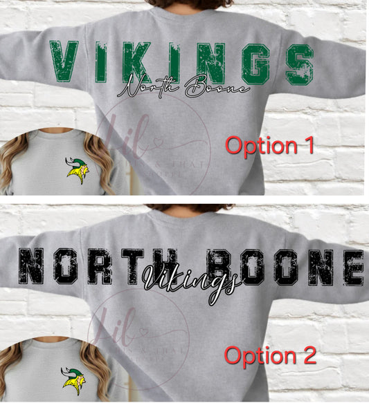 North Boone Vikings Long Back