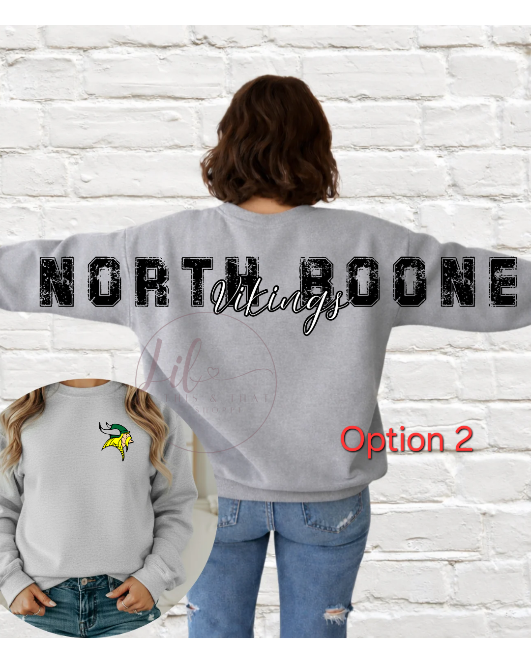 North Boone Vikings Long Back