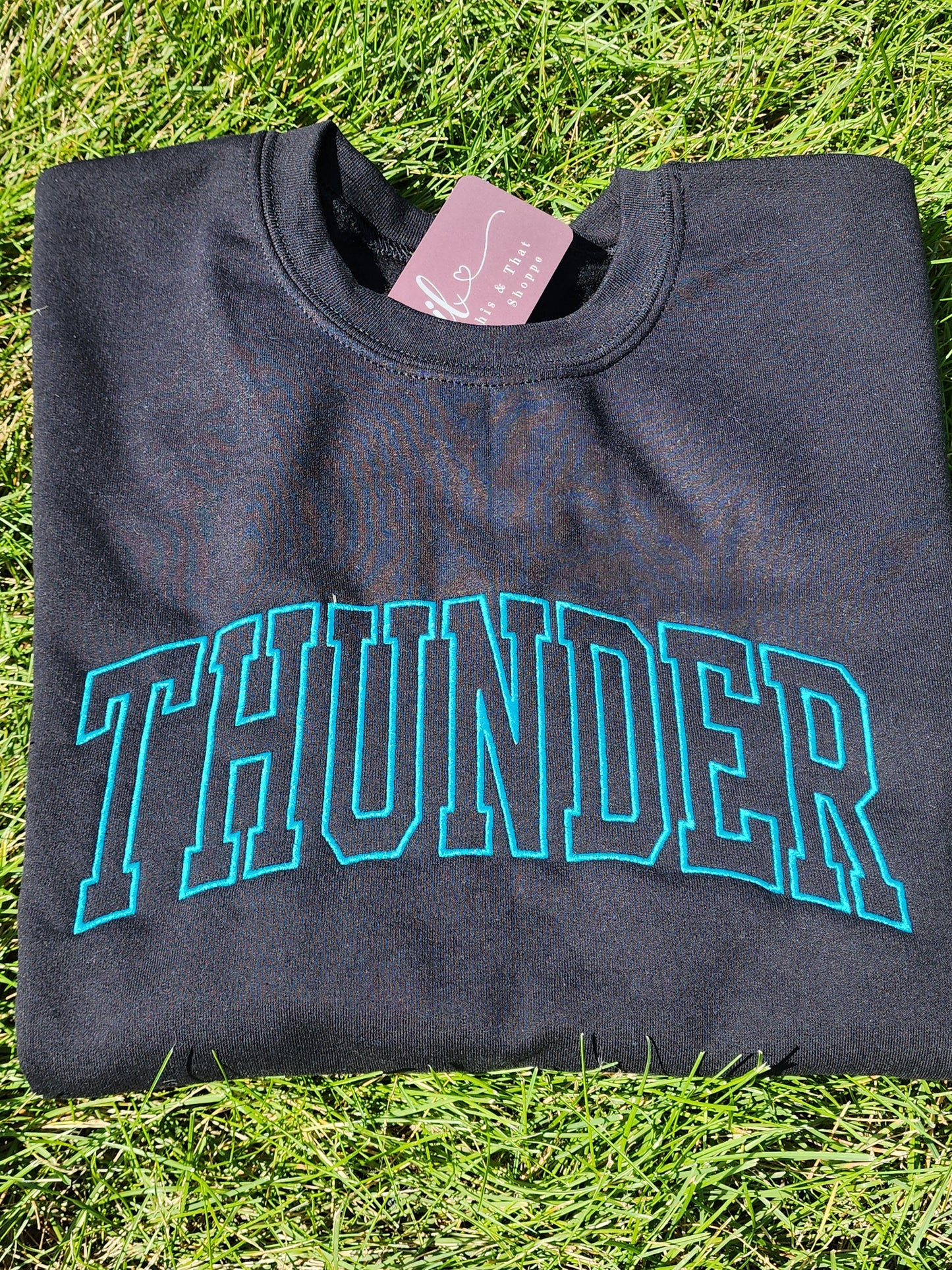 Embroidery: Thunder Outlined