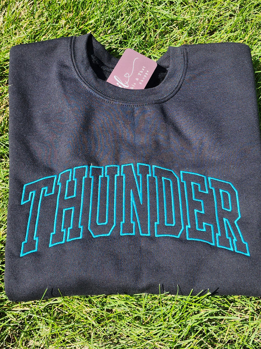 Embroidery: Thunder Outlined