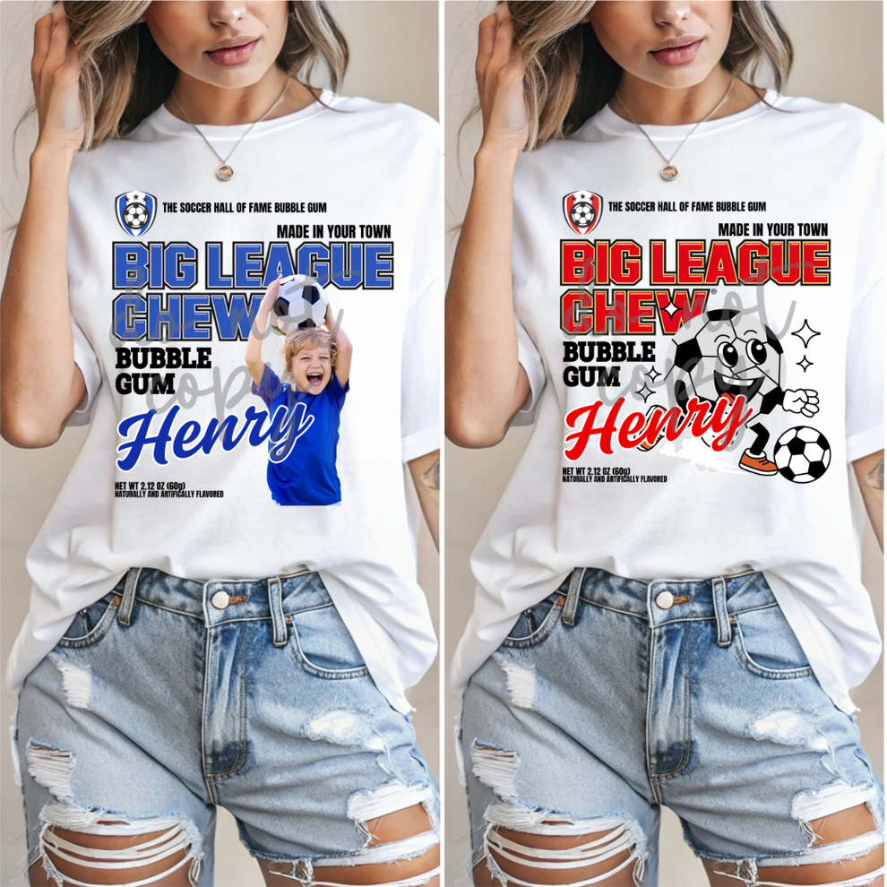 Soccer Big Chew Photo Design
