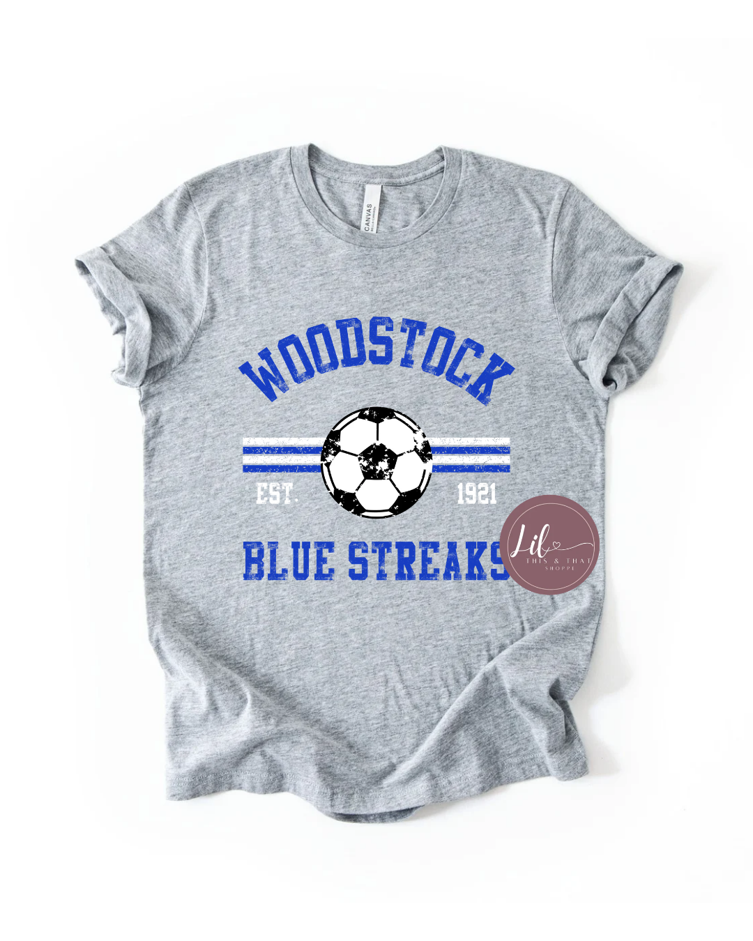 Blue Streaks Soccer (Distressed)