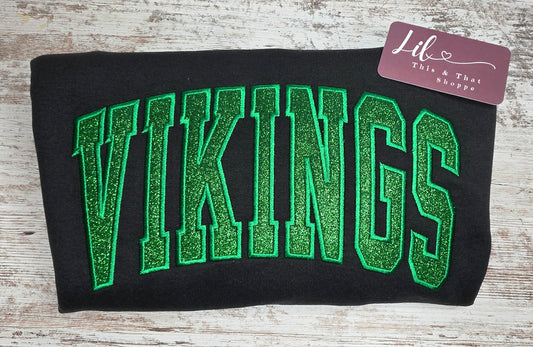 Embroidery: VIKINGS with Glitter Embroidery