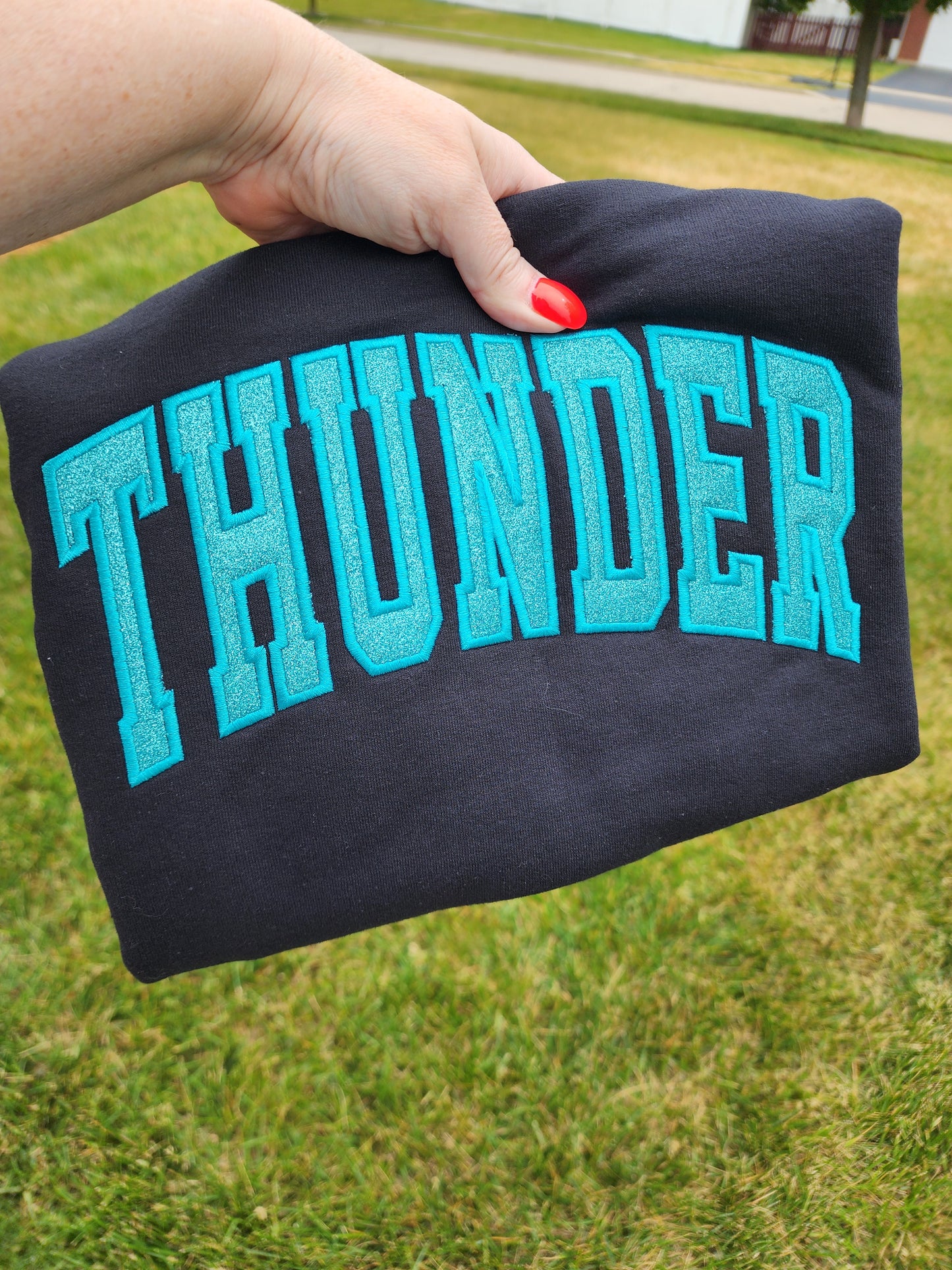 Embroidery: THUNDER