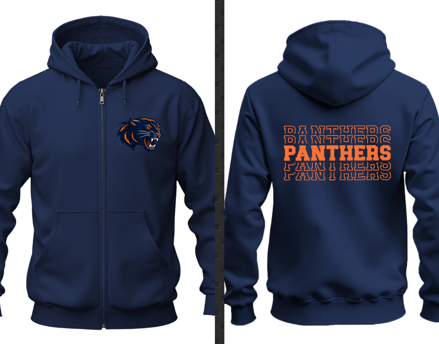 Stacked Panthers Zip Up