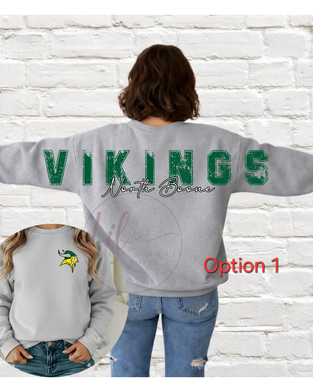 North Boone Vikings Long Back