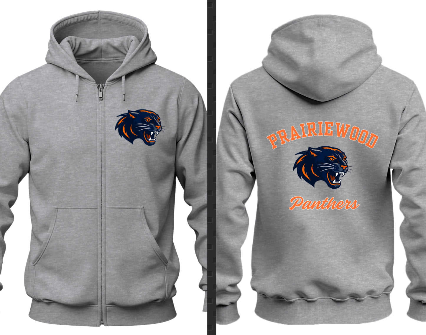 Prairiewood Panthers Zip Up