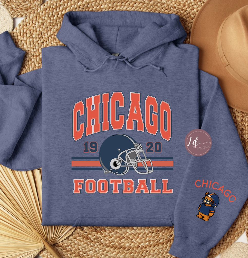 Vintage Chicago Football with Sleeve
